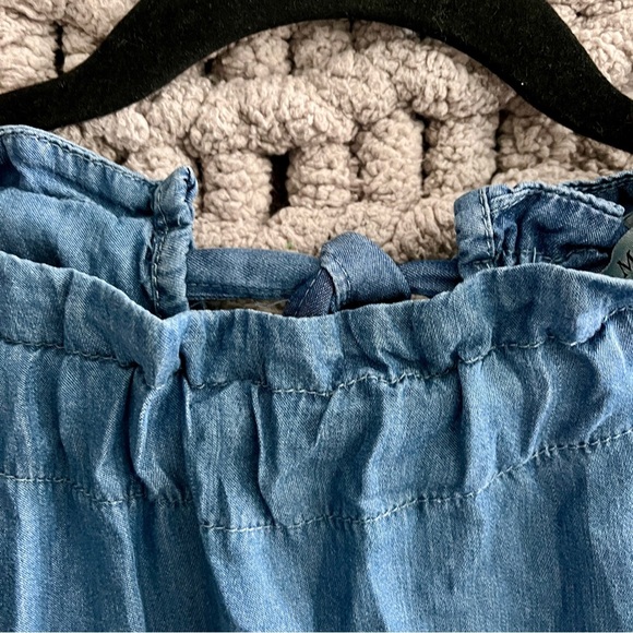 Angela Mara Sleeveless Denim Dress Size Medium - Picture 10 of 10